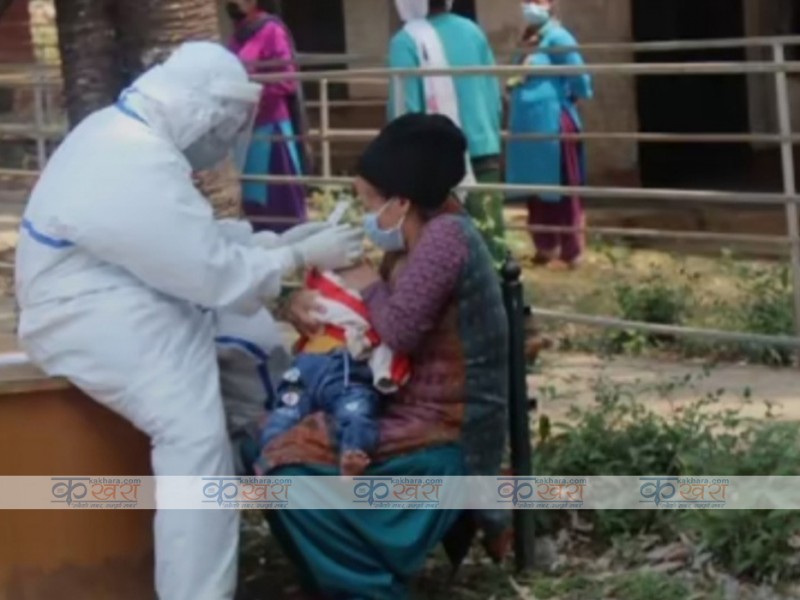 रुकुम पश्चिममा परीक्षण गराउने आधामा कोरोना संक्रमण 